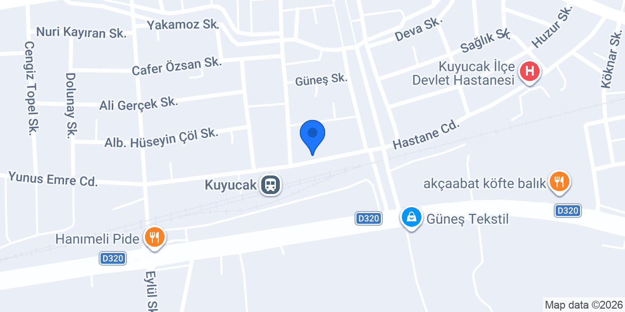 Ayes Doğalgaz konumu