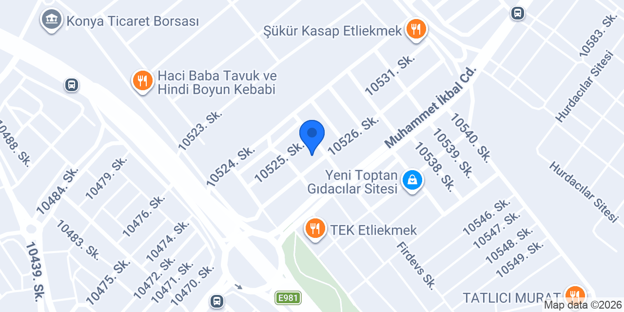 Korusu Konya konumu