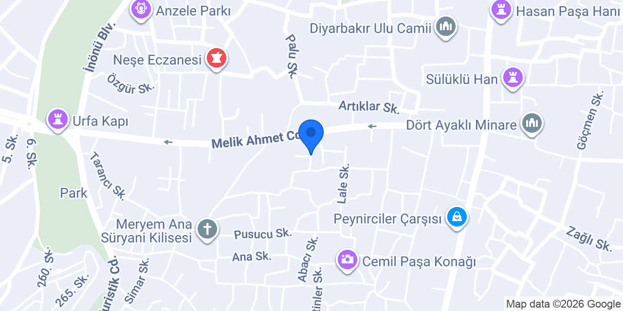 Diyarbakır yöresel konumu
