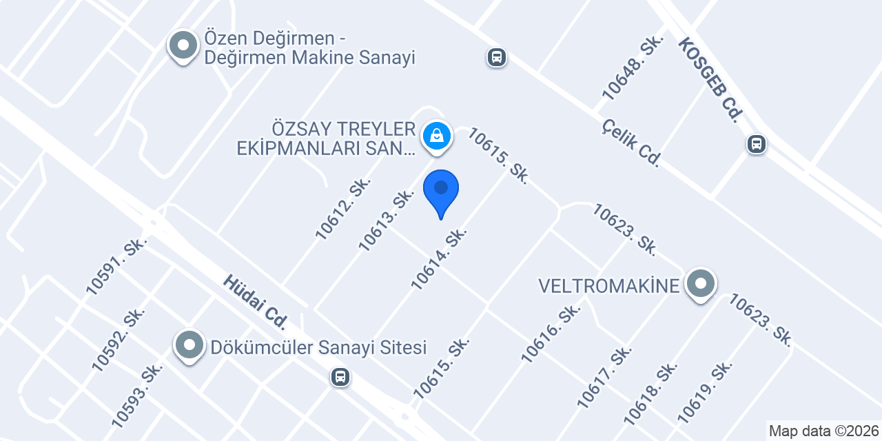 Beşyıldız Dişli konumu