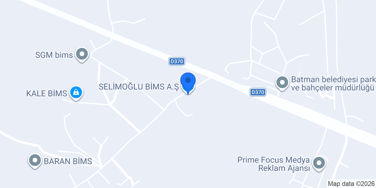 SELİMOĞLU BİMS A.Ş konumu