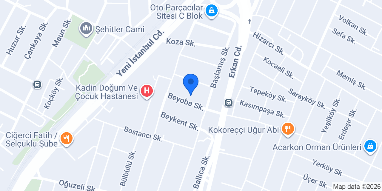 KAPLAN OTO FORD ÖZEL SERVİS - YEDEK PARÇA konumu