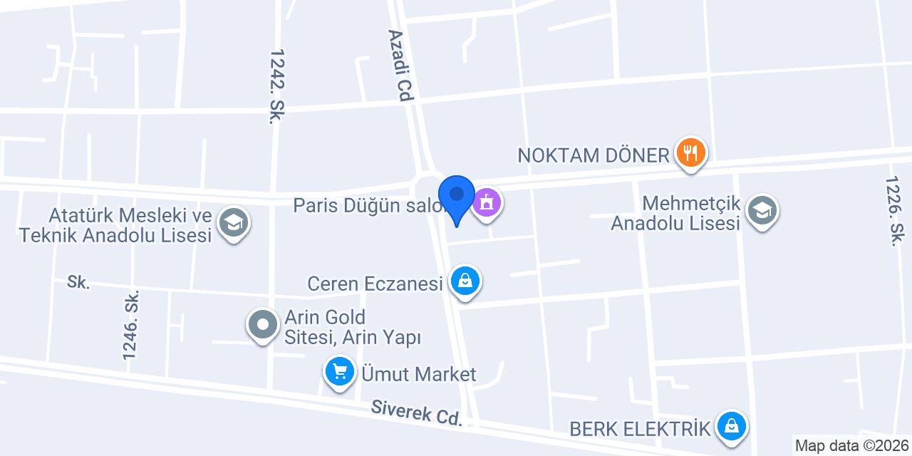Kuaför Ali Doğuç konumu