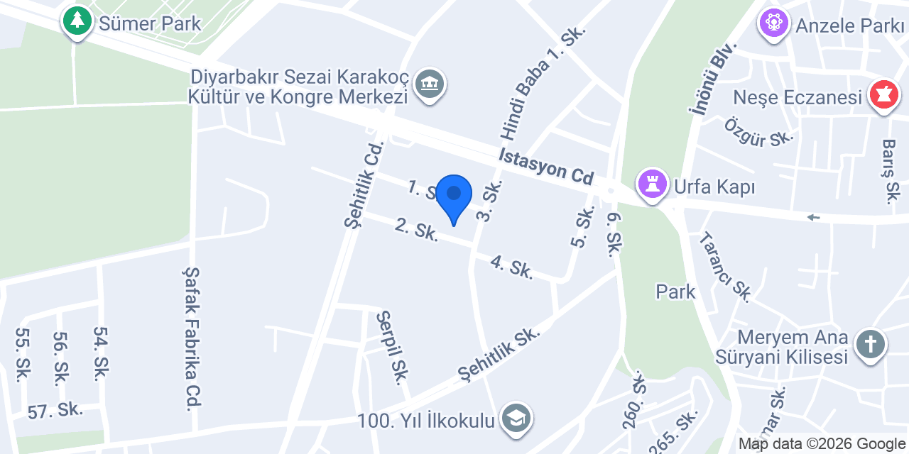 Dilan Veteriner Kliniği konumu