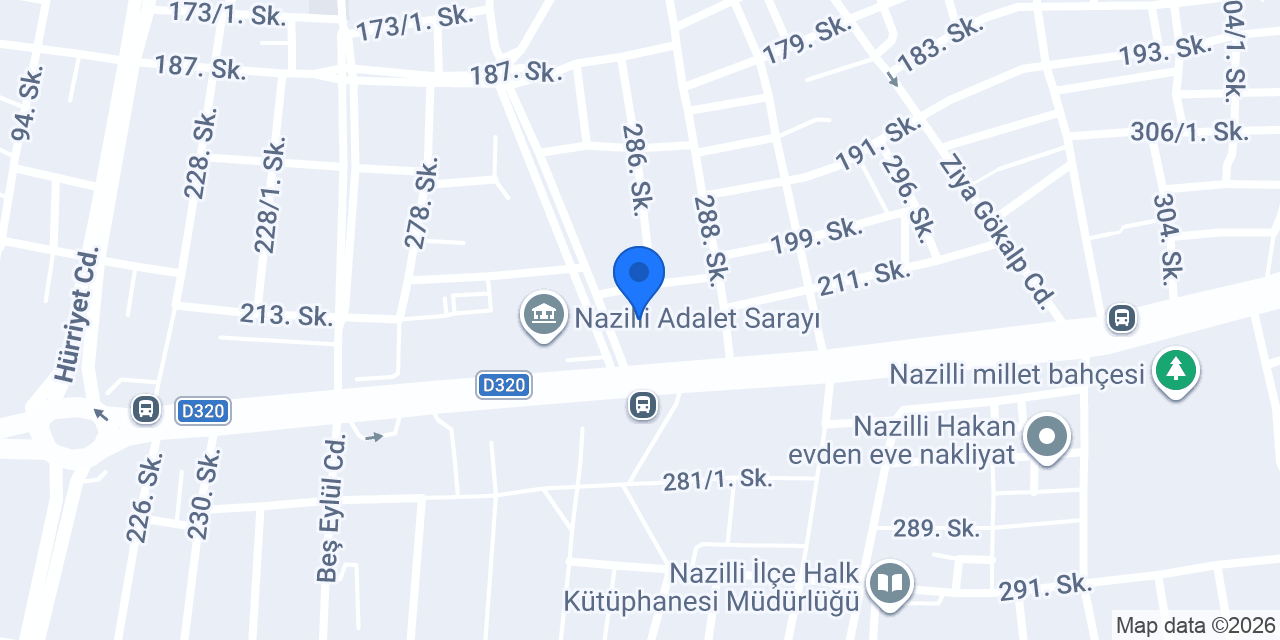 Nepton Avukatlık Bürosu konumu