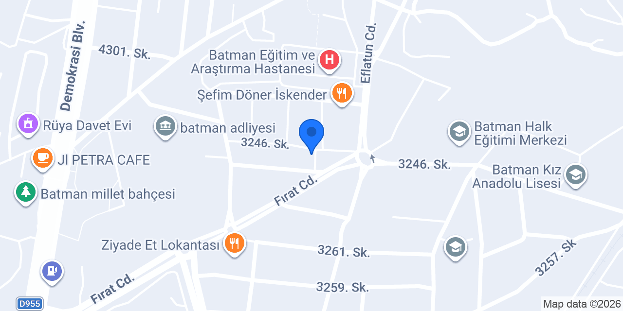 Av. Arb. Emre ÇELİK- Batman Avukat konumu