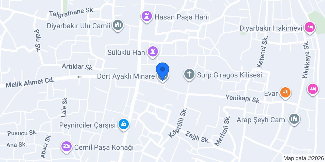 Diyarbakirevi Kahvaltı & Cafe konumu