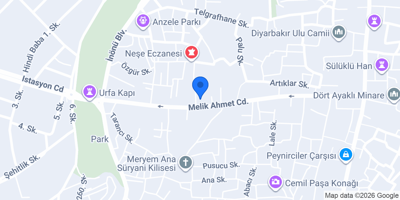Dicle Firat Eczanesi konumu
