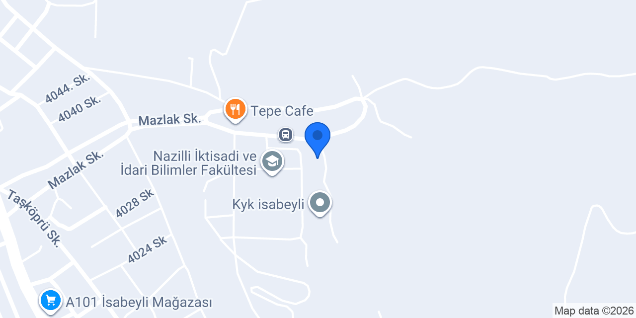 KYK İsabeyli Yurt Müdürlüğü konumu