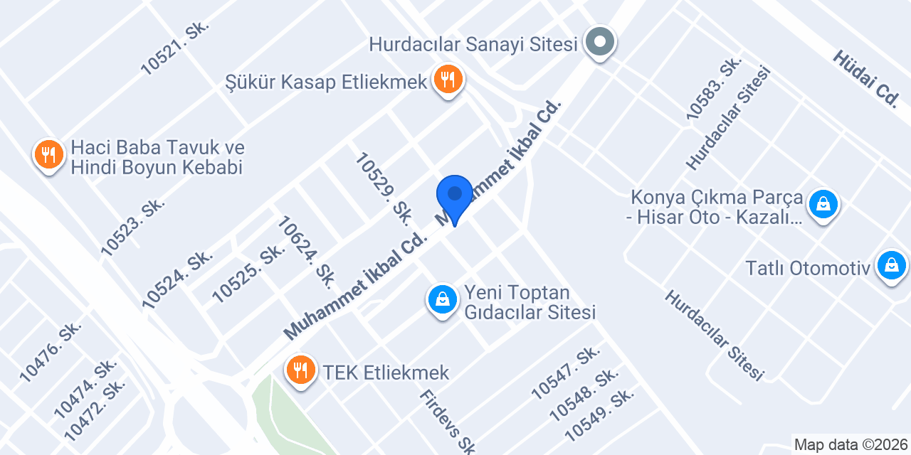 AZİZ USTA ETLİEKMEK konumu