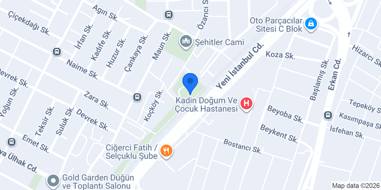 Selcuklu Sosyal Hizmet Merkezi konumu