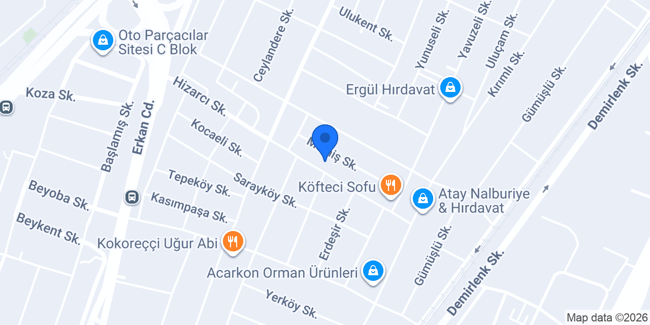 BST Auto Garage Konya Oto Aksesuar konumu