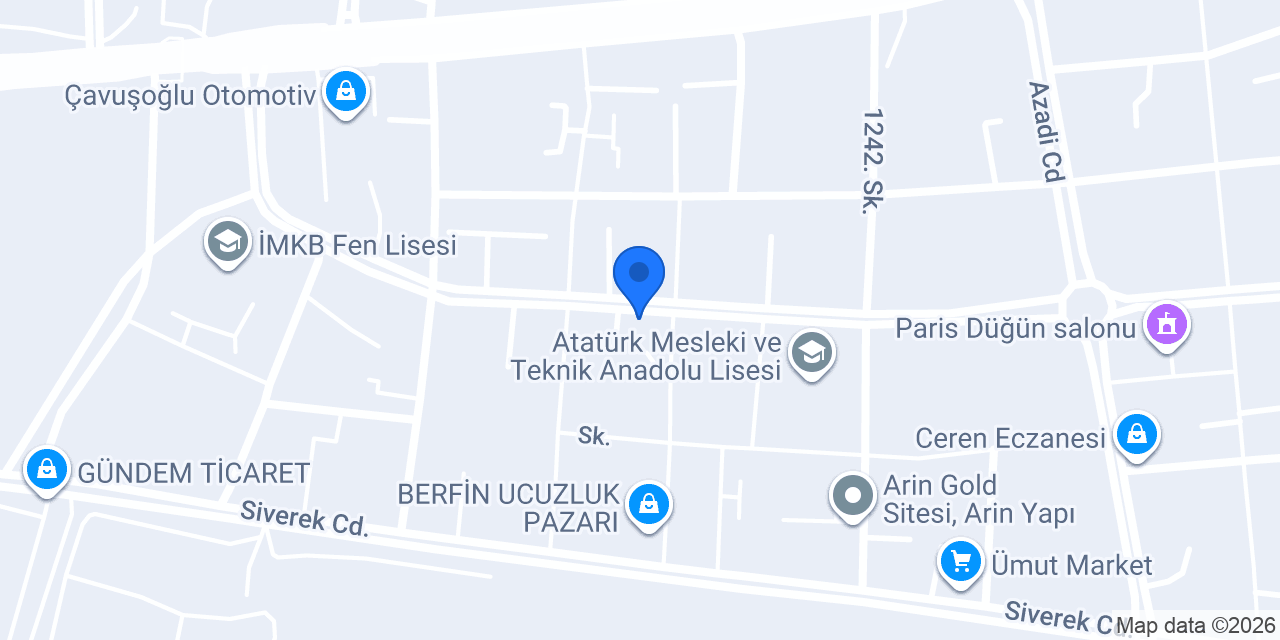 Lavinia cam balkon sistemleri konumu