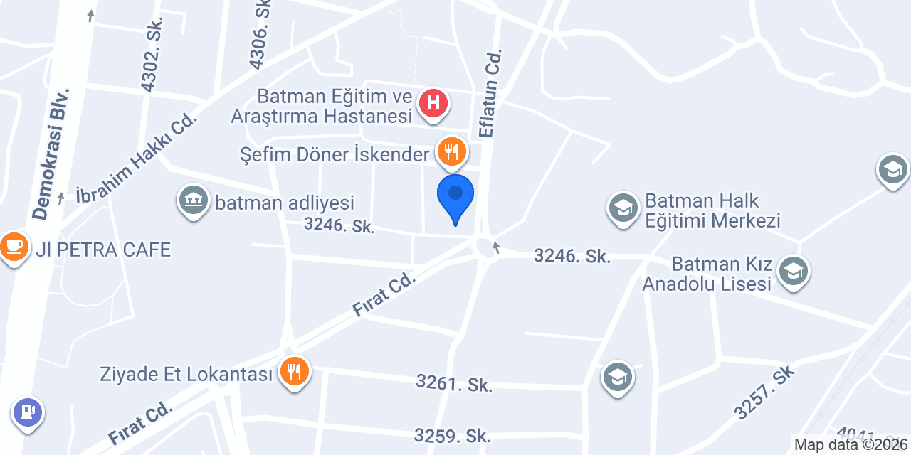 Az Öz Temizlik konumu
