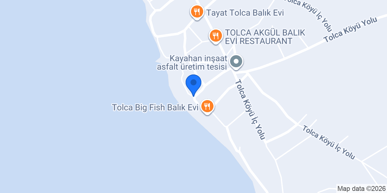 Mavi iskele balık evi konumu