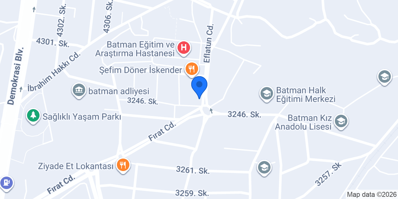 Yakut Eczanesi konumu