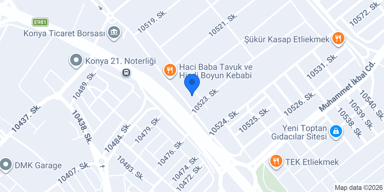 Özer Veteriner Kliniği konumu