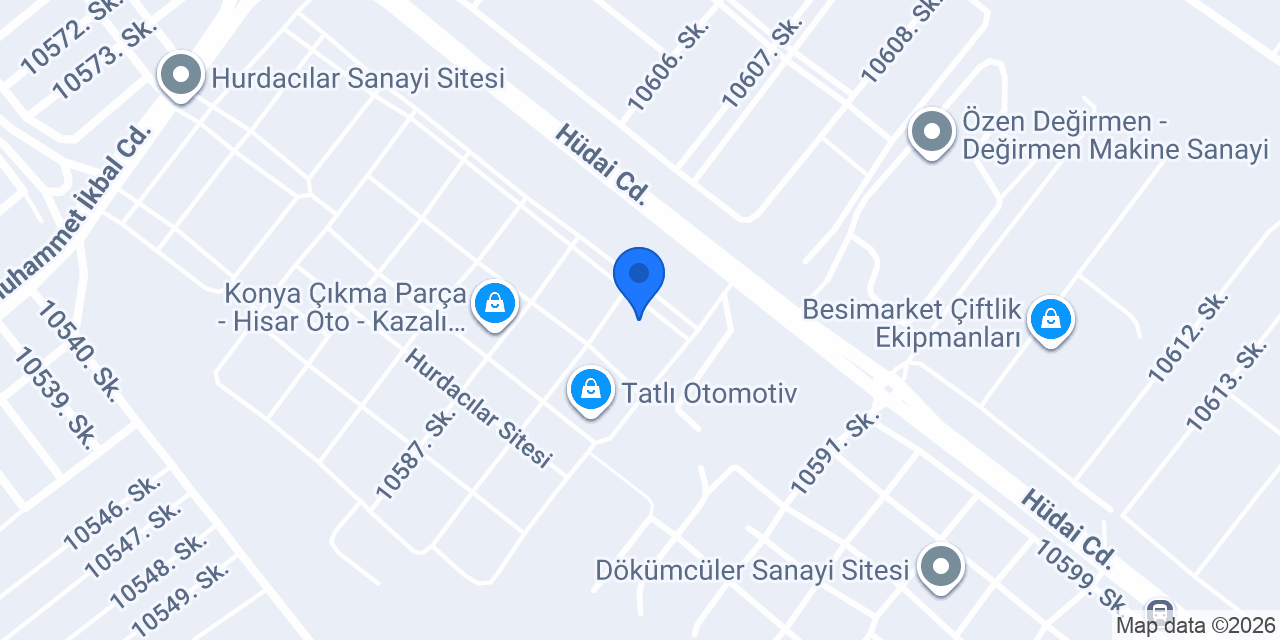 Karaçaylılar Oto Hurda konumu
