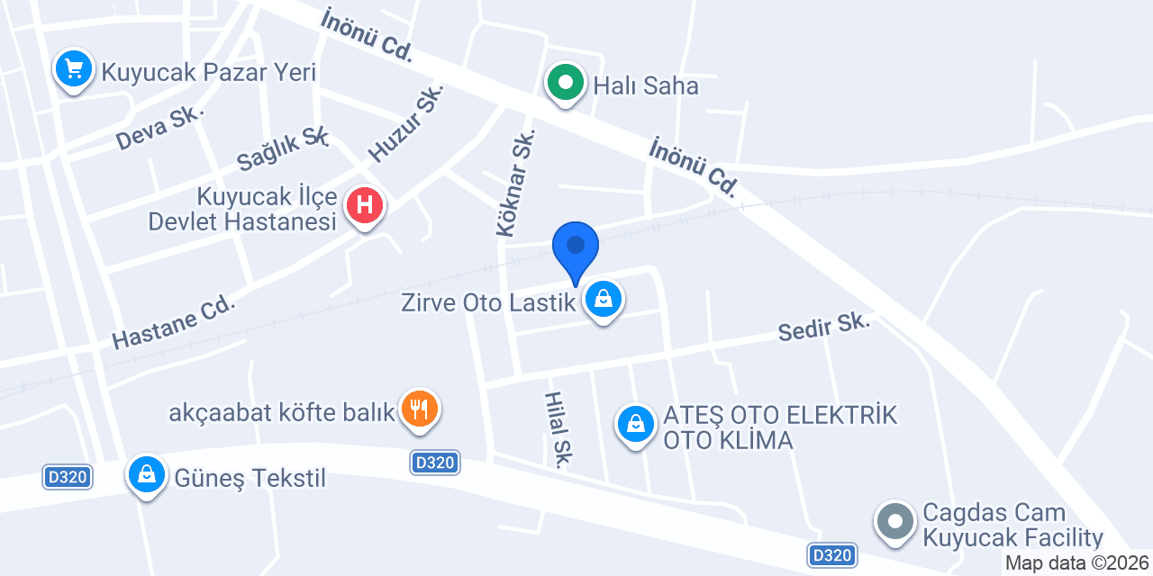 Zevk Oto Döşeme konumu