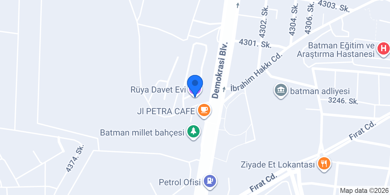 Rüya Davet Evi konumu