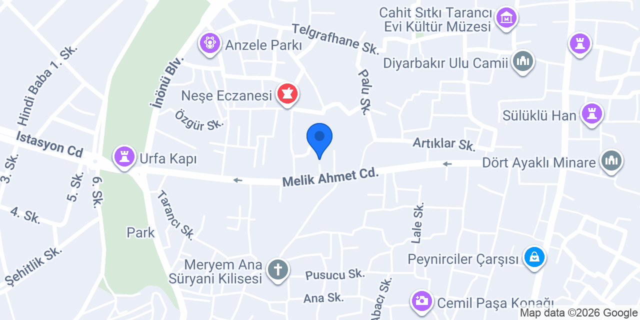 Şafak Eczanesi konumu