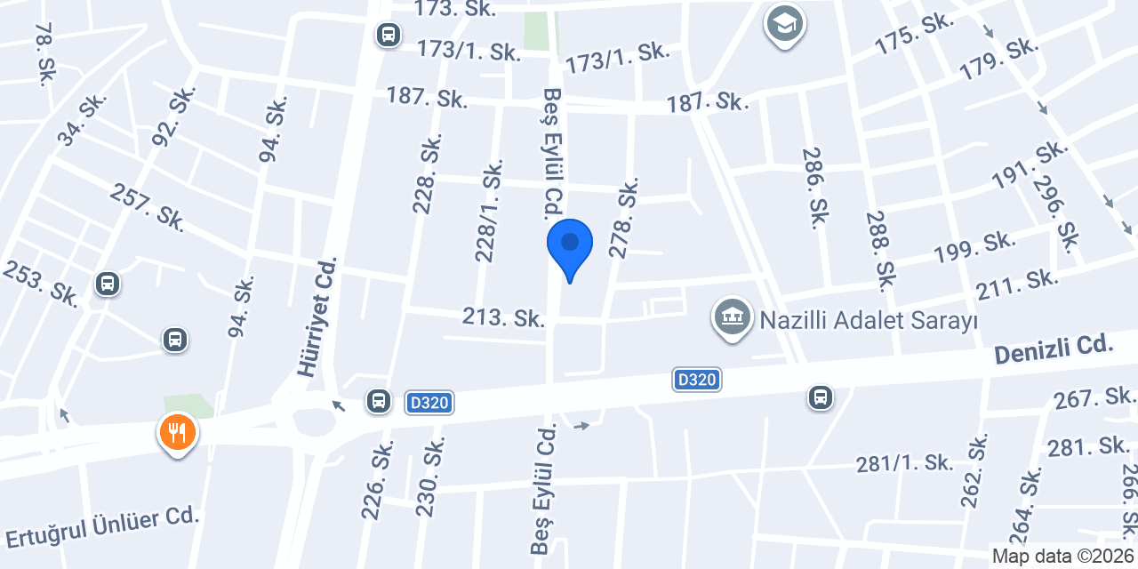 NAZİLLİ TAKSİ konumu