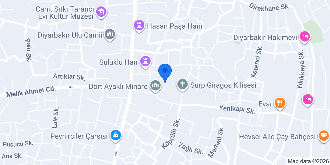 Maya Kitap Kulübü konumu