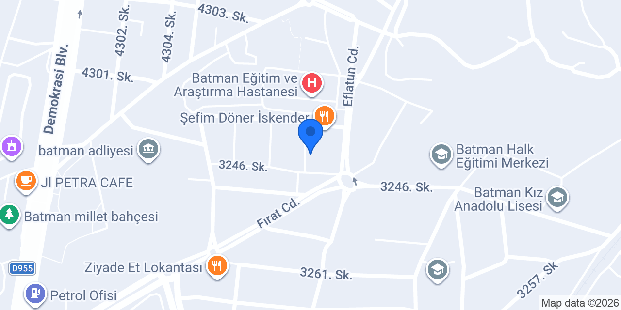 Av. Zinet AYHAN Hukuk&Danışmanlık konumu