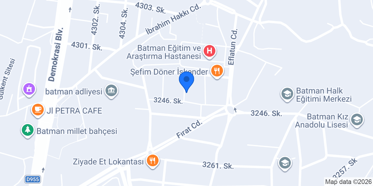 Meşe Konağı konumu