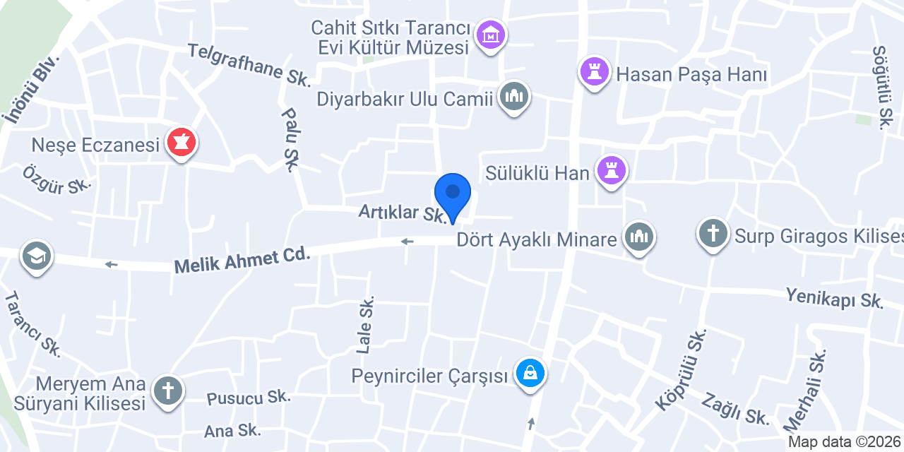 Hayat Eczanesi konumu