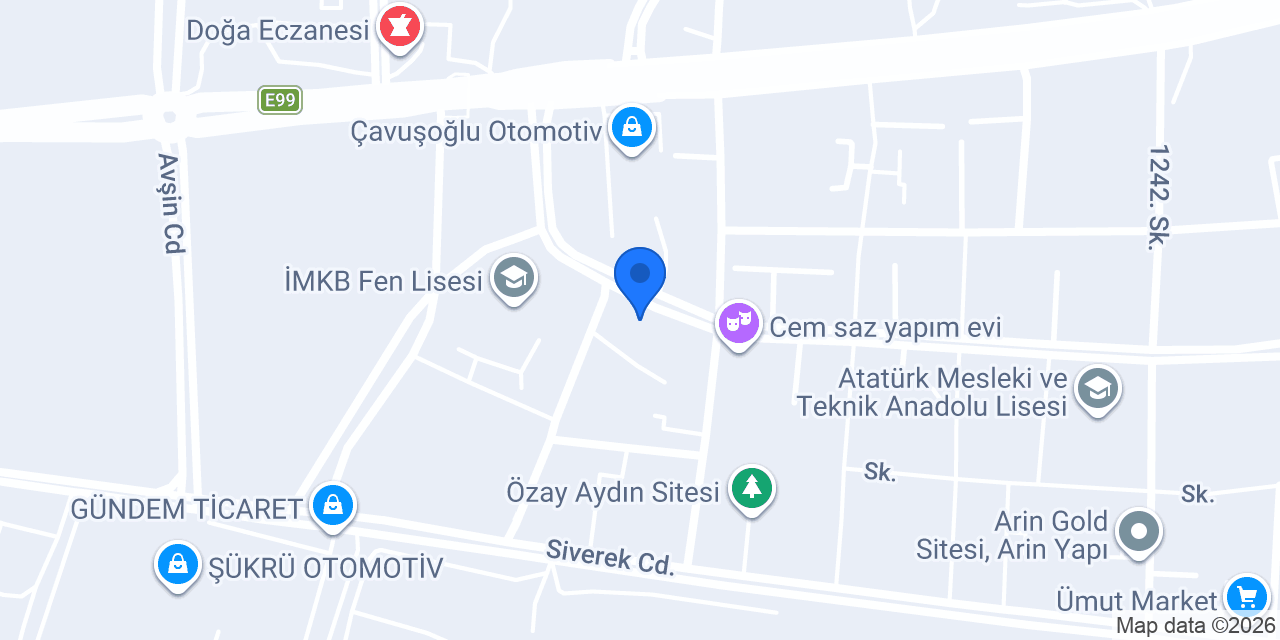 Meva Metal& Duşakabin konumu