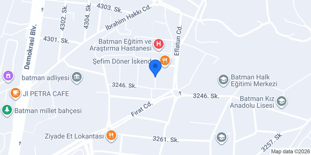Dr. Brüsk Gök konumu