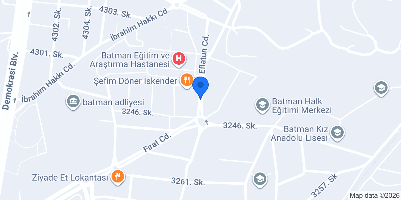 Yard. Doç. Dr. Mehmet Uğur Karabat konumu