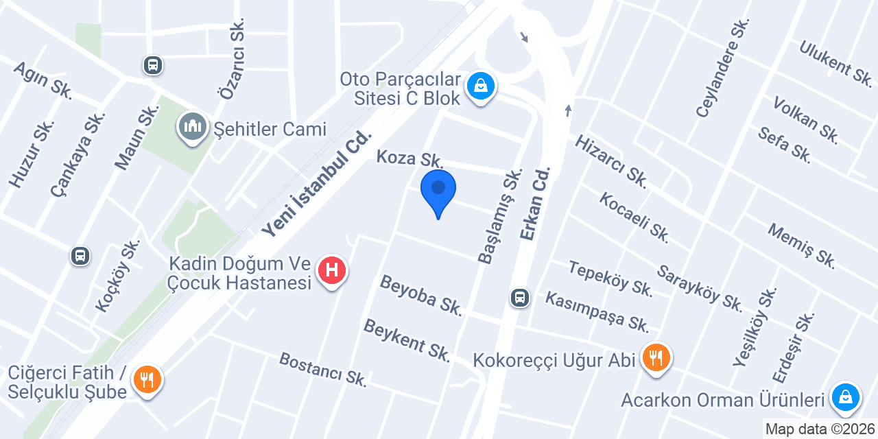 DESE OTOMOTİV konumu