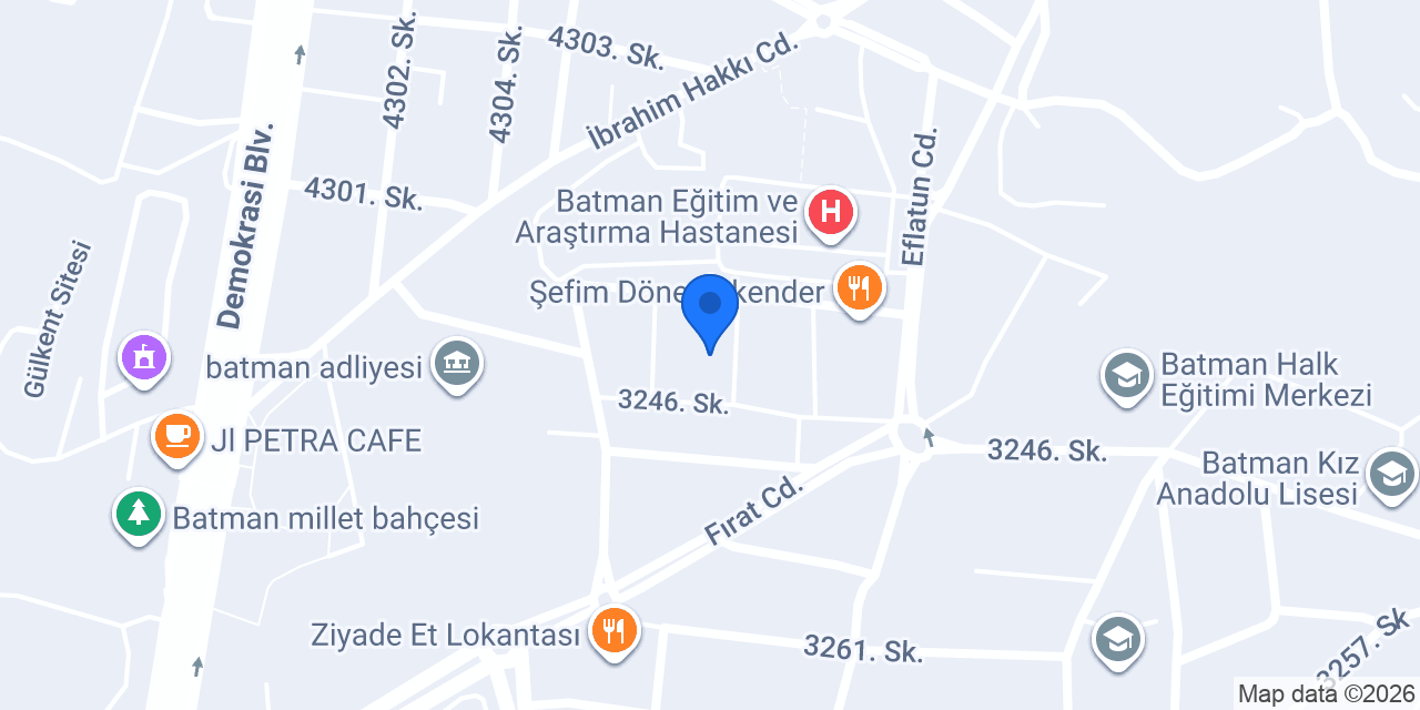 AVUKAT GAMZE KIRBOĞA konumu