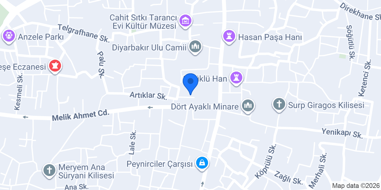 Cihan Bakırcılık konumu