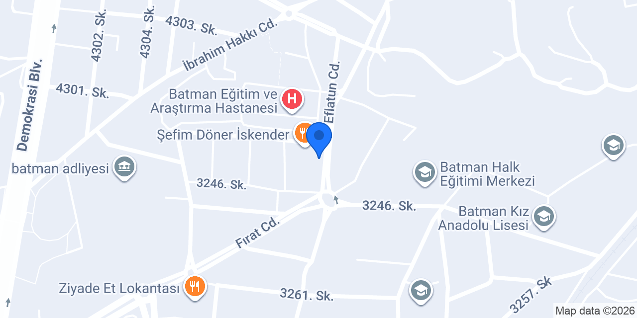 Asutay Eczanesi konumu