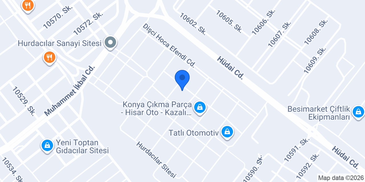 Bozkır Traktör konumu