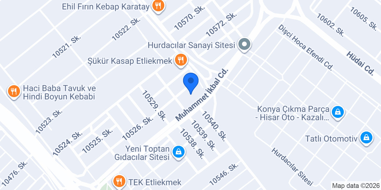 Konya Tel Çit - Tekin Tel konumu