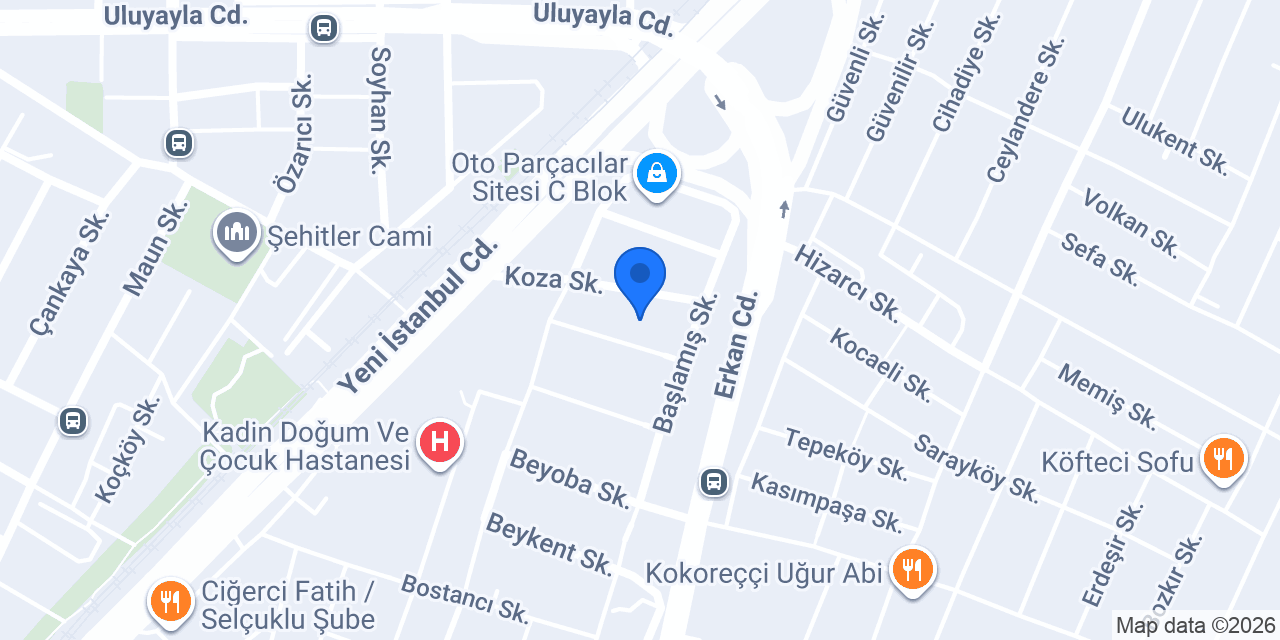 PARSS GARAGE AUTO DETAİLİNG CAR WASH konumu