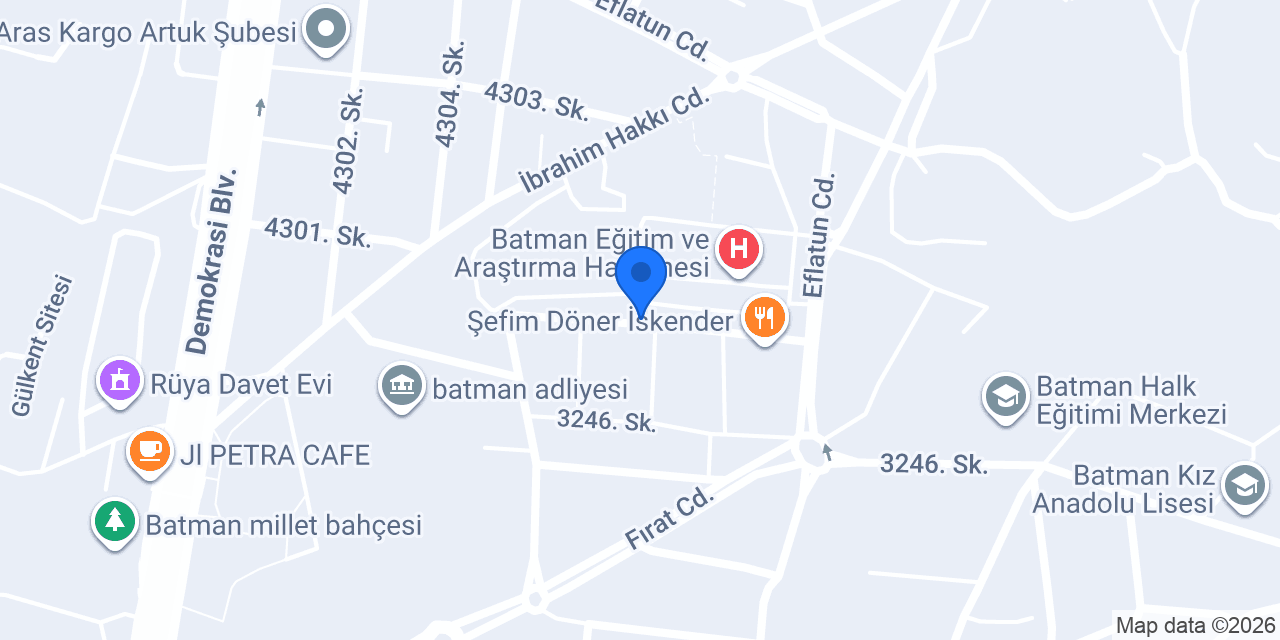 Buket cafe & Pastane konumu