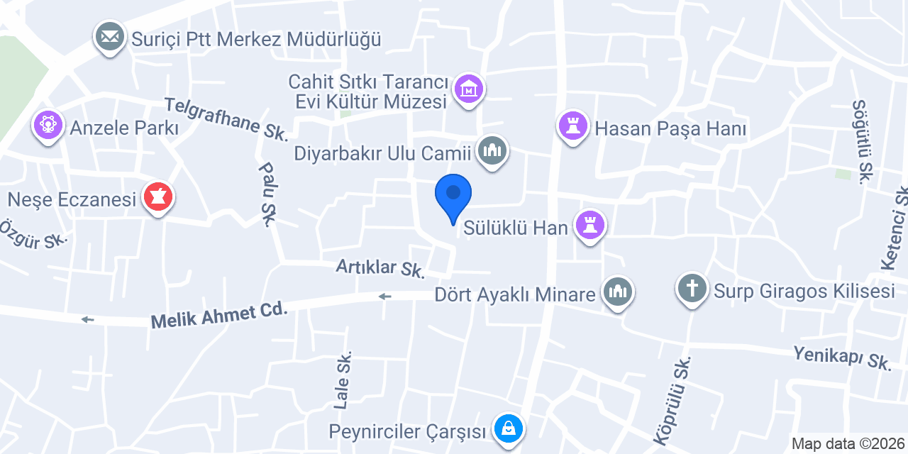 Diyar Büro Mobilya konumu