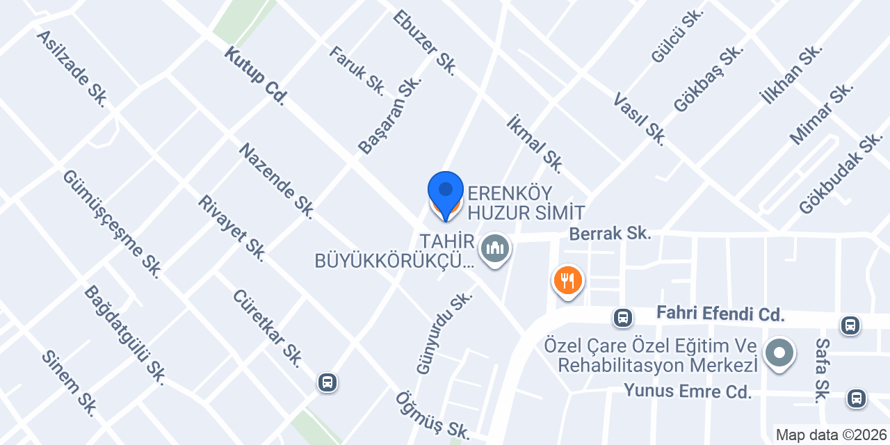 ERENKÖY HUZUR SİMİT konumu