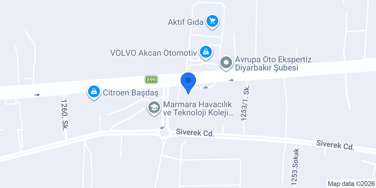 Özkılıçlar Tekstil Fabr. konumu