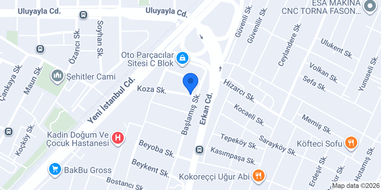 Çarkcıgil Elektronik konumu