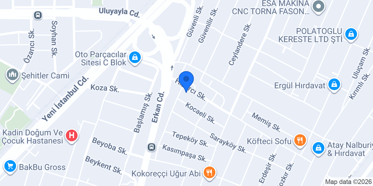 İZONEKS İNŞAAT konumu