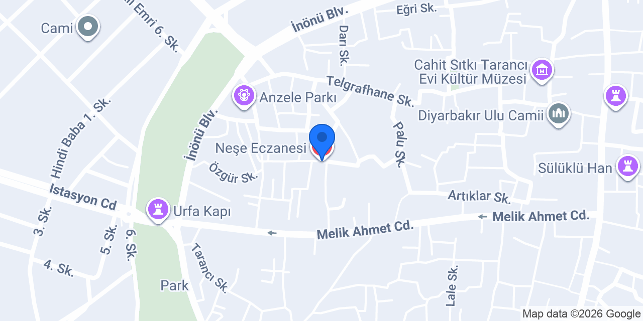 Neşe Eczanesi konumu