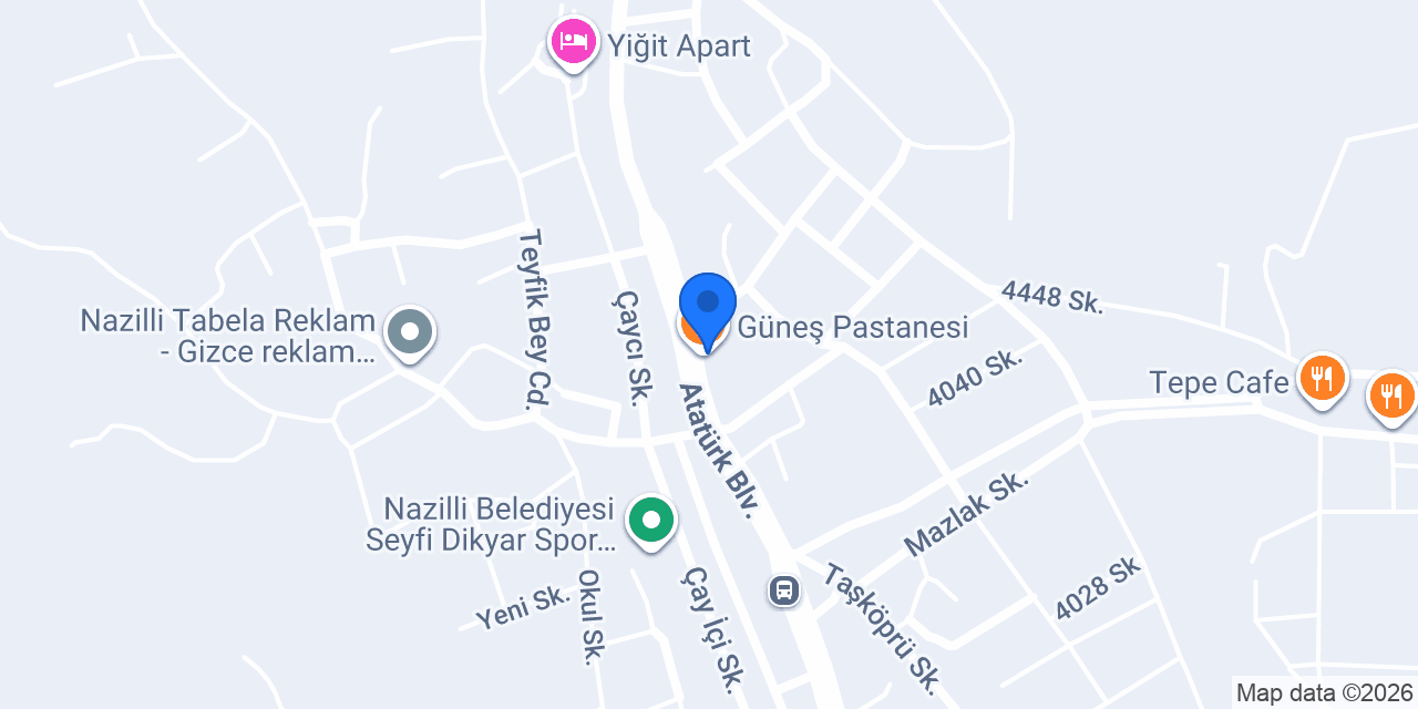 Güneş Pastanesi konumu
