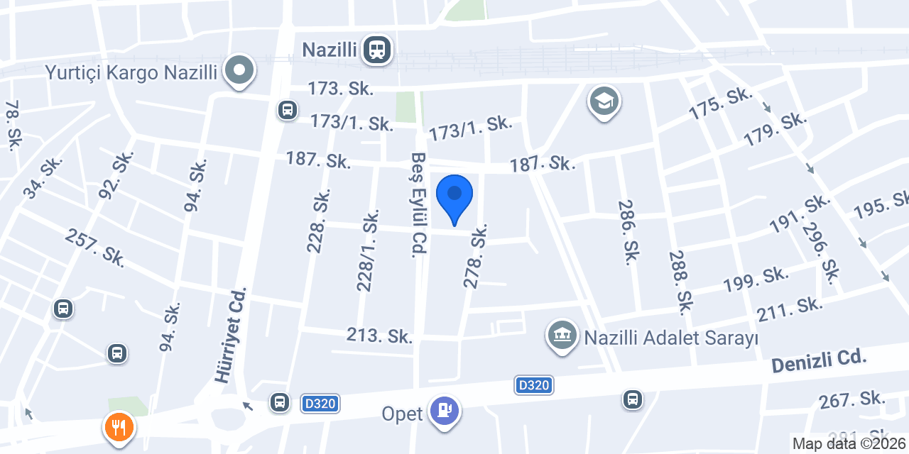 Avukat Hüseyin ÇETİNKAYA konumu