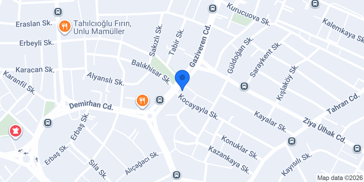 Yıldız Çocuk Anaokulu konumu